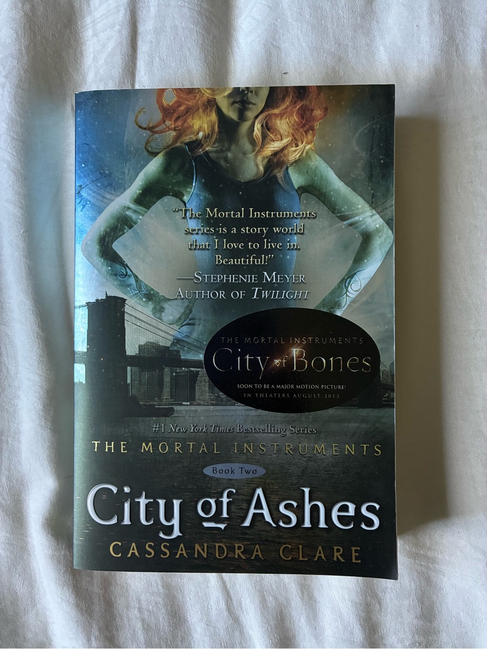 City of Ashes by Cassandra Clare - Teal & Black Cover